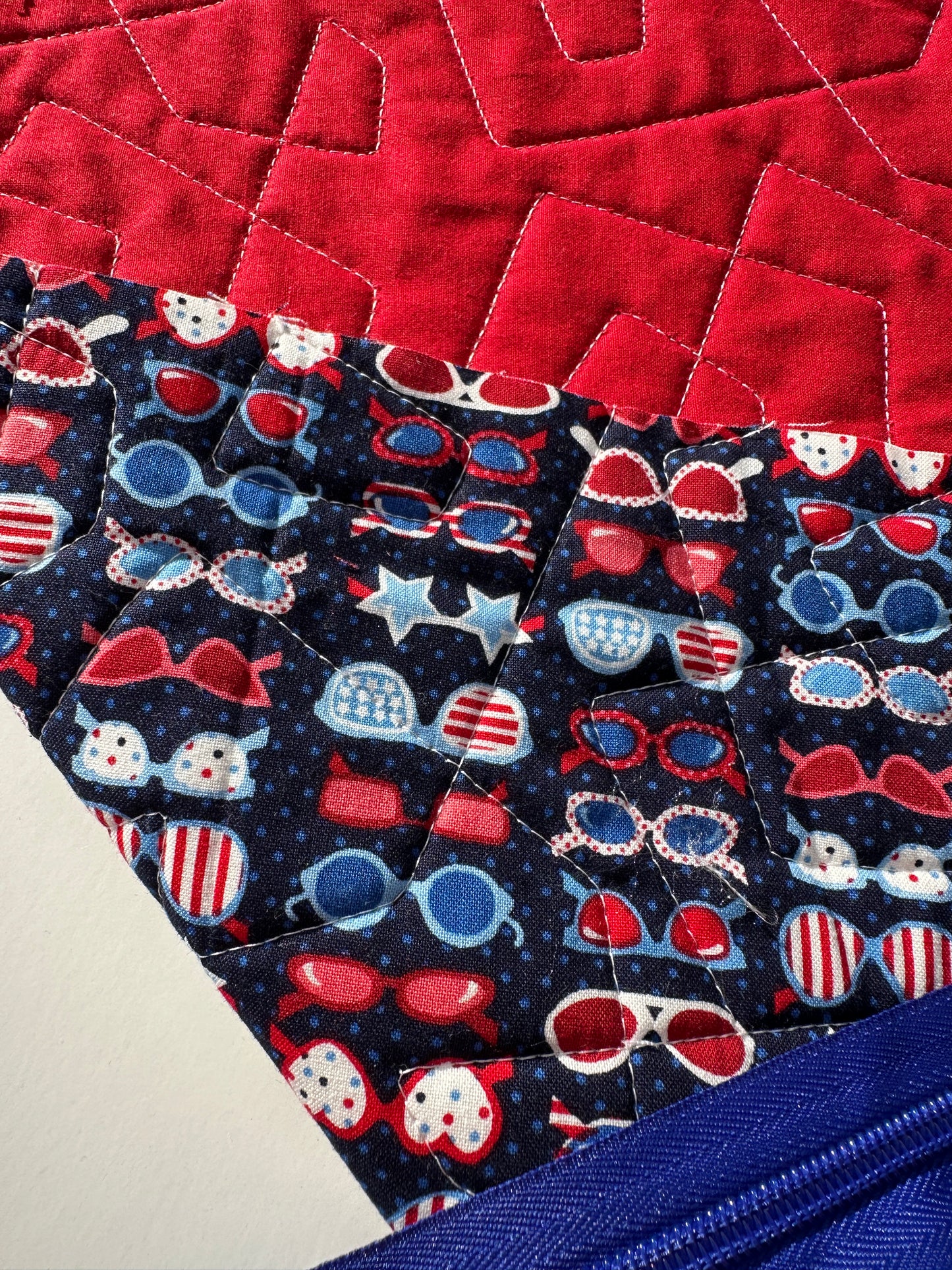 Quilted Fabric Pouch Kit - Sunglasses