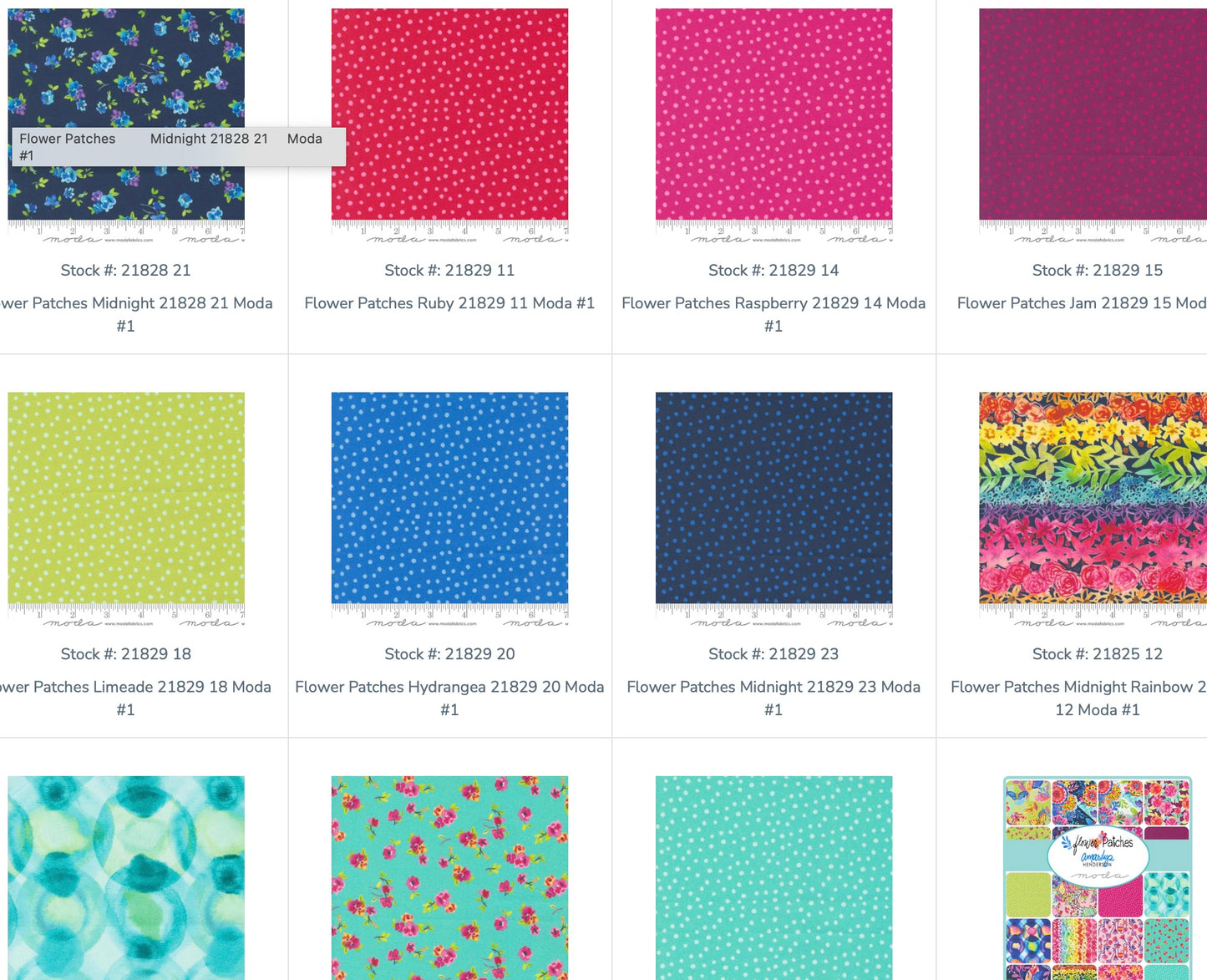 Moda - Flower Patches 31 Fat Quarter Bundle
