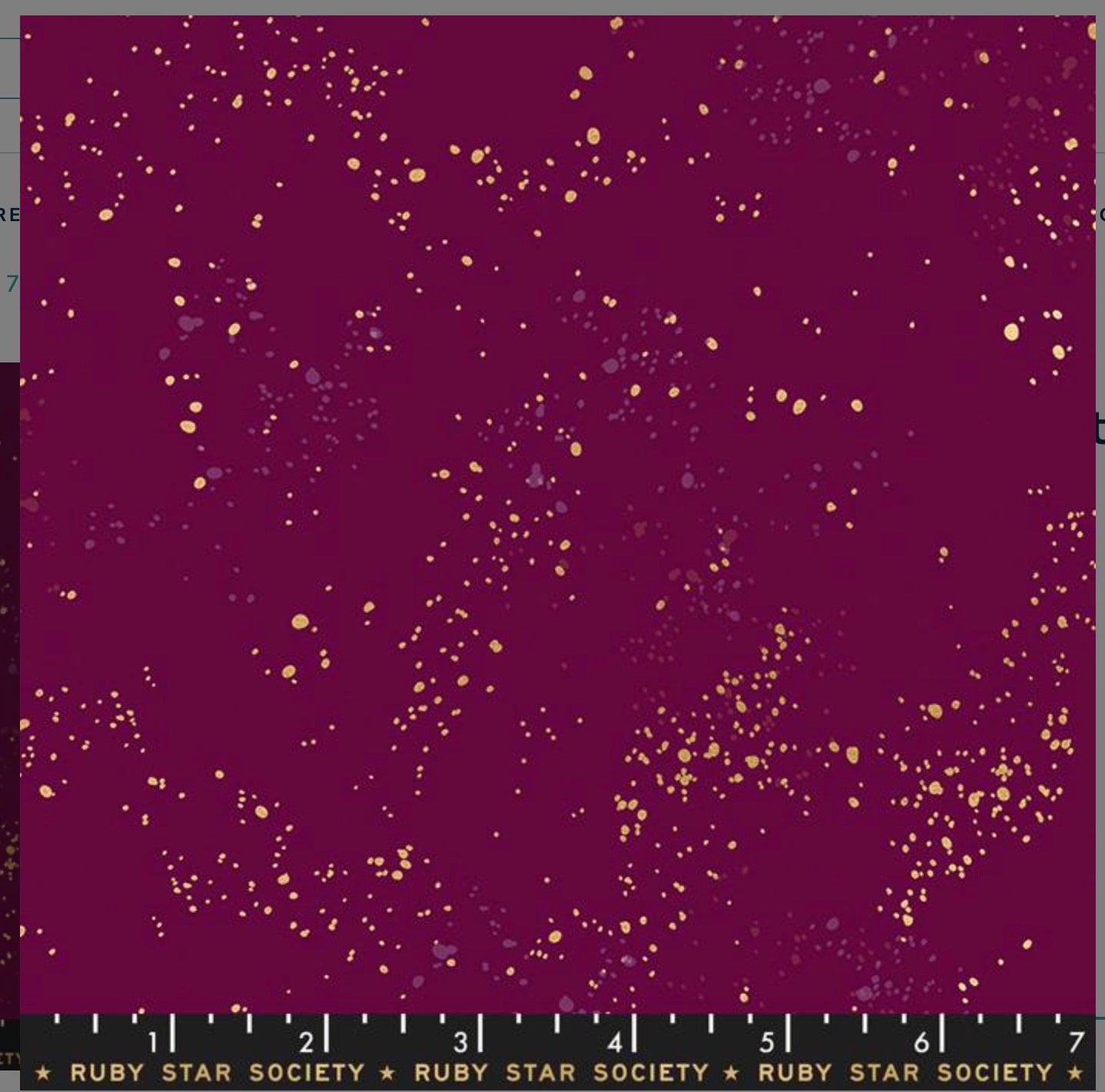 Ruby Star Speckled Metallic Purple Velvet 73M