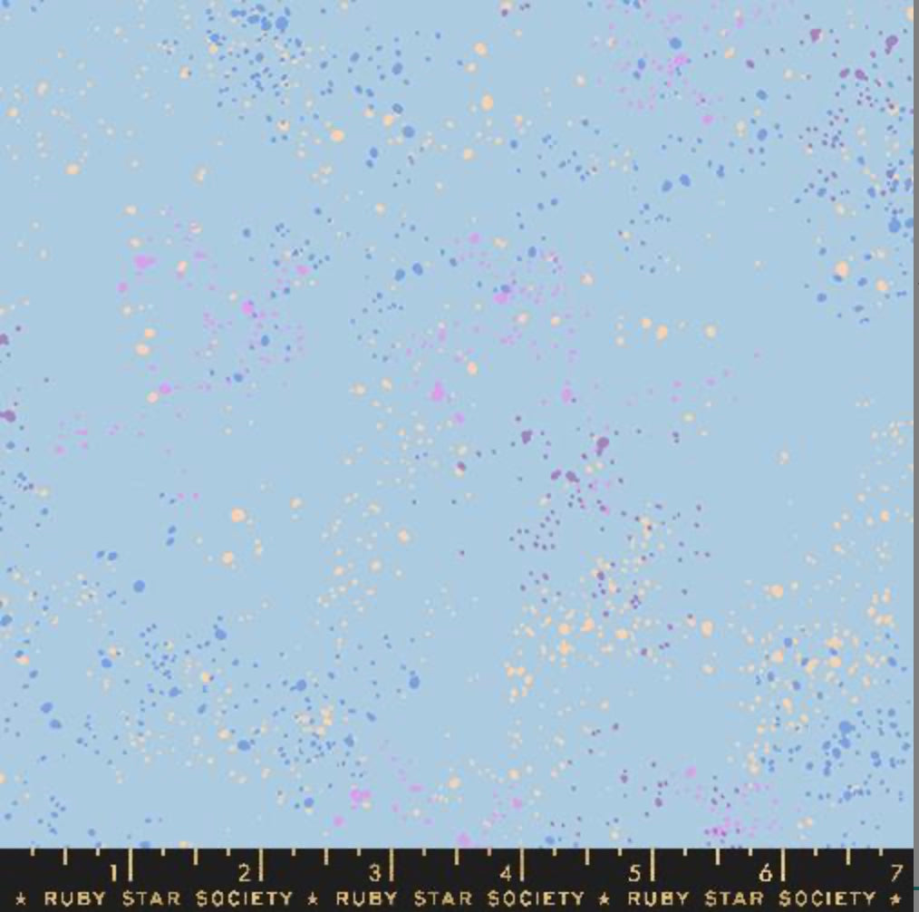 Ruby Star Speckled Confetti Water Blue 125
