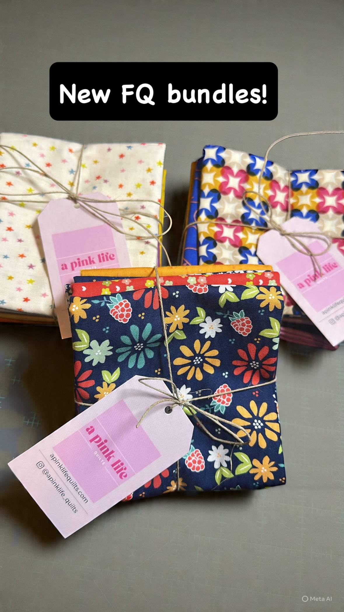 12 Piece Fat Quarter Bundles