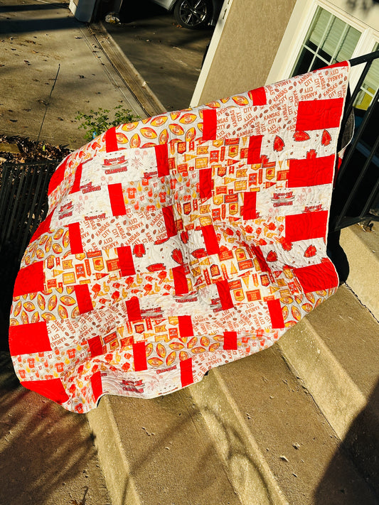 Easy Peasy Chiefs Quilt Kit