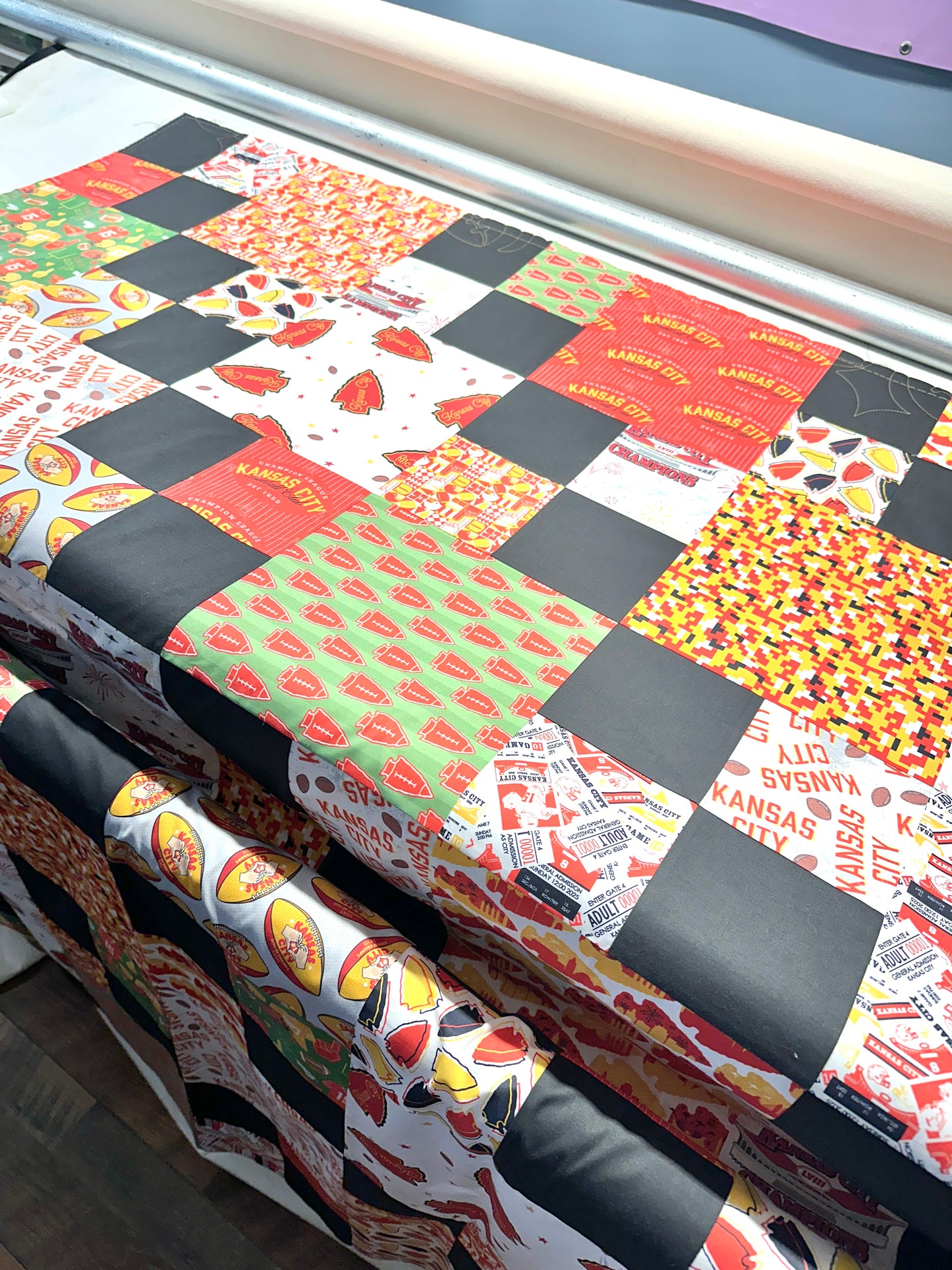 Chiefs Quilt Kit 54 x 72