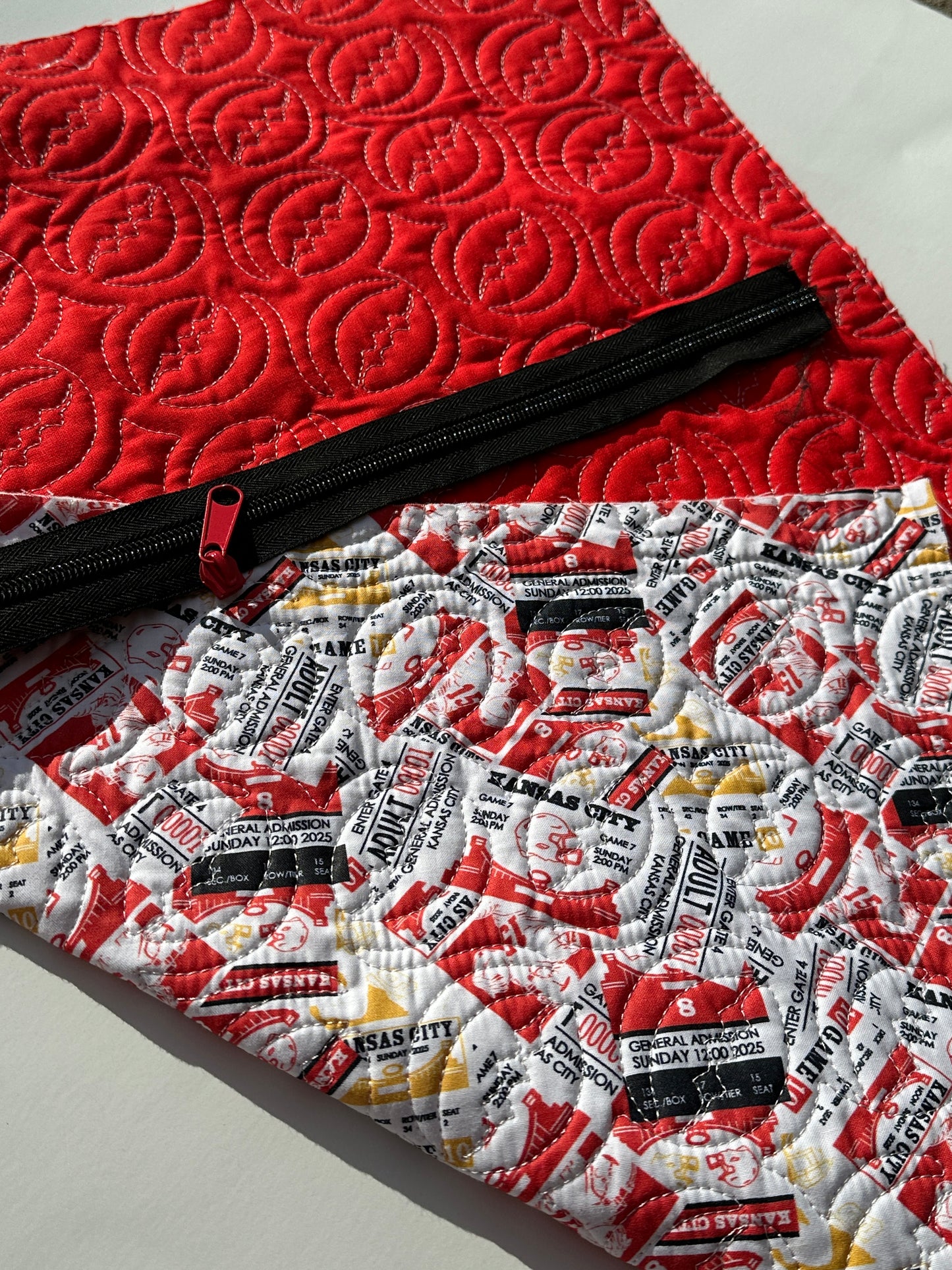 Quilted Fabric Pouch Kit - Chiefs
