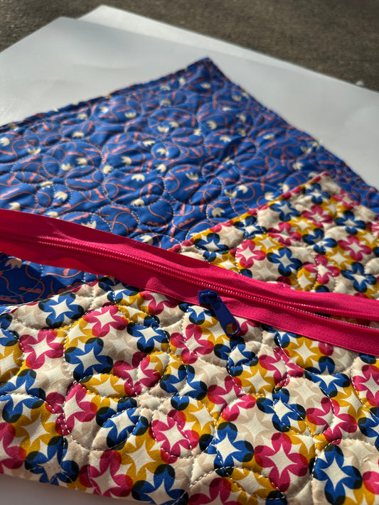Quilted Fabric Pouch Kit - Woodland Park