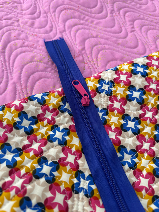 Quilted Fabric Pouch Kit - Woodland Park