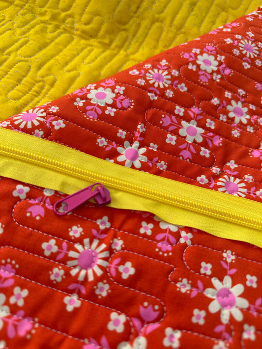 Quilted Fabric Pouch Kit - Ruby Star Fabrics