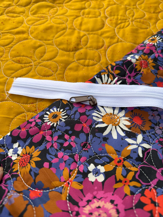 Quilted Fabric Pouch Kit - Maeve