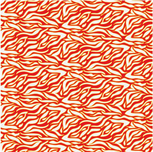 KC Chiefs Fabric- KC Zebra Stripes